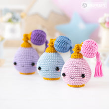 Charger l'image dans la galerie, Kawaii Perfume from "AradiyaToys Kawaii” collection, Crochet Pattern (Amigurumi Tutorial PDF File), Keychain Beginner Amigurumi Handmade DIY