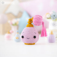 Charger l'image dans la galerie, Kawaii Perfume from "AradiyaToys Kawaii” collection, Crochet Pattern (Amigurumi Tutorial PDF File), Keychain Beginner Amigurumi Handmade DIY