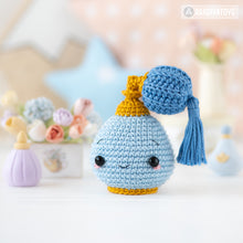 Charger l'image dans la galerie, Kawaii Perfume from "AradiyaToys Kawaii” collection, Crochet Pattern (Amigurumi Tutorial PDF File), Keychain Beginner Amigurumi Handmade DIY