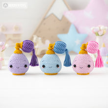 Charger l'image dans la galerie, Kawaii Perfume from "AradiyaToys Kawaii” collection, Crochet Pattern (Amigurumi Tutorial PDF File), Keychain Beginner Amigurumi Handmade DIY