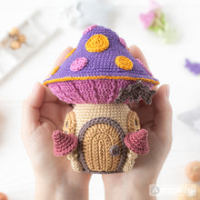 Charger l'image dans la galerie, Midnight Swamp from “Mini Kingdom” collection halloween crochet pattern by AradiyaToys Amigurumi tutorial PDF file witch frog venus fly trap