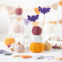 Load image into Gallery viewer, mushroom house crochet pattern by AradiyaToys mini kingdom amigurumi witch house crochet DIY tutorial PDF file handmade halloween pattern