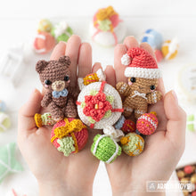 Load image into Gallery viewer, 7-in-1 nutcracker crochet pattern Christmas decor amigurumi tutorial rocking horse AradiyaToys DIY ornament Christmas tree digital PDF file