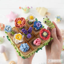 Afbeelding in Gallery-weergave laden, 16-in-1 flower field crochet pattern bundle PDF amigurumi Mini Kingdom Flower Maiden gnome hummingbird wildflower handmade DIY tutorial