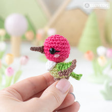 Afbeelding in Gallery-weergave laden, 16-in-1 flower field crochet pattern bundle PDF amigurumi Mini Kingdom Flower Maiden gnome hummingbird wildflower handmade DIY tutorial