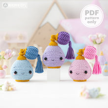 Charger l'image dans la galerie, Kawaii Perfume from "AradiyaToys Kawaii” collection, Crochet Pattern (Amigurumi Tutorial PDF File), Keychain Beginner Amigurumi Handmade DIY