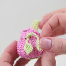 Charger et lire la vidéo dans la visionneuse de la Galerie, Friendy Luna with Kawaii Sprout from "AradiyaToys Friendies" collection / crochet doll pattern (Amigurumi tutorial PDF file), elf doll dress