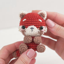 Carica e avvia il video nel visualizzatore di galleria, amigurumi red panda crochet pattern Roxy by AradiyaToys animals crochet patterns DIY tutorial PDF file handmade cute panda amigurumi pattern
