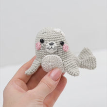 Charger et lire la vidéo dans la visionneuse de la Galerie, Lighthouse Island from “Mini Kingdom” collection, crochet patterns by AradiyaToys (Amigurumi tutorial PDF file) lighthouse seal pelican fish