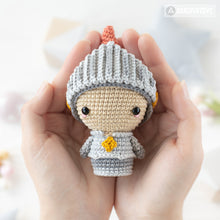 Charger l'image dans la galerie, Royal Tale from “Mini Kingdom” collection / crochet patterns by AradiyaToys (Amigurumi tutorial PDF file), dragon, unicorn, knight, horse