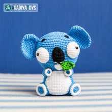 Charger l'image dans la galerie, Crochet Pattern of Koala Noah from "AradiyaToys Design" (Amigurumi tutorial PDF file) / cute koala crochet pattern by AradiyaToys