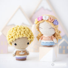 Charger l'image dans la galerie, The Lost Prince and Princess from “AradiyaToys Minis” collection / crochet pattern by AradiyaToys (Amigurumi tutorial PDF file)