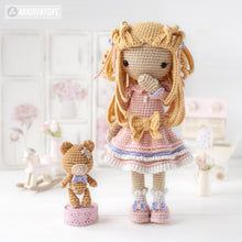 Charger l'image dans la galerie, Crochet Doll Pattern Amigurumi Doll SHELLY tutorial dress PDF file crochet pattern for doll amigurumi digital by AradiyaToys DIY Handmade