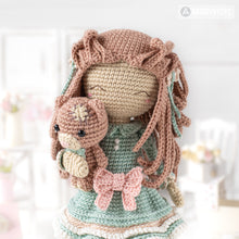 Charger l'image dans la galerie, Crochet Doll Pattern Amigurumi Doll SHELLY tutorial dress PDF file crochet pattern for doll amigurumi digital by AradiyaToys DIY Handmade