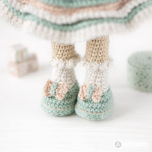 Charger l'image dans la galerie, Crochet Doll Pattern Amigurumi Doll SHELLY tutorial dress PDF file crochet pattern for doll amigurumi digital by AradiyaToys DIY Handmade