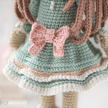 Charger l'image dans la galerie, Crochet Doll Pattern Amigurumi Doll SHELLY tutorial dress PDF file crochet pattern for doll amigurumi digital by AradiyaToys DIY Handmade