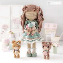 Charger l'image dans la galerie, Crochet Doll Pattern Amigurumi Doll SHELLY tutorial dress PDF file crochet pattern for doll amigurumi digital by AradiyaToys DIY Handmade