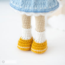 Load image into Gallery viewer, Crochet Doll Pattern for Friendy Leah the Angel Amigurumi Doll Pattern PDF File Tutorial Amigurumi Crochet Doll Lesson Digital Download