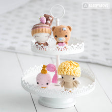 Charger l'image dans la galerie, Valentine Minis set from “AradiyaToys Minis” collection / cute crochet pattern by AradiyaToys (Amigurumi tutorial PDF file)