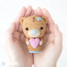 Charger l'image dans la galerie, Valentine Minis set from “AradiyaToys Minis” collection / cute crochet pattern by AradiyaToys (Amigurumi tutorial PDF file)