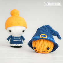 Charger l'image dans la galerie, Halloween Minis set from “AradiyaToys Minis” collection / crochet pattern by AradiyaToys (Amigurumi tutorial PDF file)