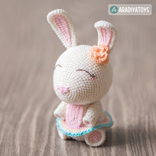 Charger l'image dans la galerie, Crochet Pattern of Bunny Emma from "AradiyaToys Design" (Amigurumi tutorial PDF file) / easter bunny crochet pattern by AradiyaToys
