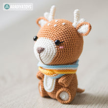 Charger l'image dans la galerie, Crochet Pattern of Deer Kira from "AradiyaToys Design" (Amigurumi tutorial PDF file) / cute deer crochet pattern by AradiyaToys