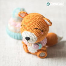 Charger l'image dans la galerie, Fox Alice from “AradiyaToys Design” collection / fox crochet pattern by AradiyaToys (Amigurumi tutorial PDF file)