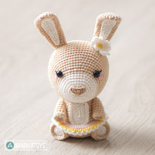 Charger l'image dans la galerie, Crochet Pattern of Bunny Emma from "AradiyaToys Design" (Amigurumi tutorial PDF file) / easter bunny crochet pattern by AradiyaToys