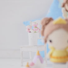Load and play video in Gallery viewer, Mini Princesses from “Mini Kingdom” collection / crochet patterns by AradiyaToys (Amigurumi tutorial PDF file) / princess / amigurumi fairy
