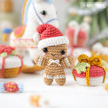 Load image into Gallery viewer, 7-in-1 nutcracker crochet pattern Christmas decor amigurumi tutorial rocking horse AradiyaToys DIY ornament Christmas tree digital PDF file
