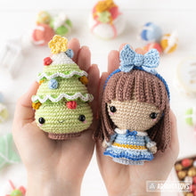 Load image into Gallery viewer, 7-in-1 nutcracker crochet pattern Christmas decor amigurumi tutorial rocking horse AradiyaToys DIY ornament Christmas tree digital PDF file
