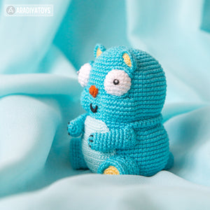 Bear Diego from “AradiyaToys Design” collection / cute bear crochet pattern by AradiyaToys (Amigurumi tutorial PDF file)