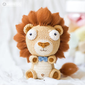 Crochet Pattern of Lion Cubs Bobby and Lily from "AradiyaToys Design" (Amigurumi tutorial PDF file) / lion crochet pattern by AradiyaToys