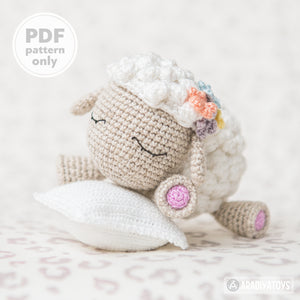 Lamb Shelby from “AradiyaToys Design” collection / lamb crochet pattern by AradiyaToys (Amigurumi tutorial PDF file)