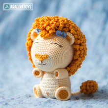 Indlæs billede til gallerivisning Crochet Pattern of Lion Cubs Bobby and Lily from &quot;AradiyaToys Design&quot; (Amigurumi tutorial PDF file) / lion crochet pattern by AradiyaToys
