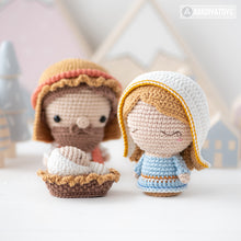 Load image into Gallery viewer, Nativity Minis from “AradiyaToys Minis” collection / christmas crochet pattern by AradiyaToys (Amigurumi tutorial PDF file), mini crochet
