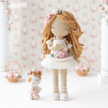 Afbeelding in Gallery-weergave laden, Doll Crochet Pattern for Friendy Melanie Ballerina Amigurumi Doll Pattern PDF File Tutorial Digital Ballerina Amigurumi Pattern for Doll
