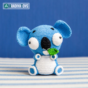 Crochet Pattern of Koala Noah from "AradiyaToys Design" (Amigurumi tutorial PDF file) / cute koala crochet pattern by AradiyaToys