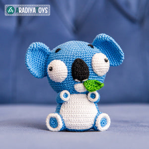 Crochet Pattern of Koala Noah from "AradiyaToys Design" (Amigurumi tutorial PDF file) / cute koala crochet pattern by AradiyaToys