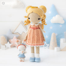 Carregar imagem no visualizador da galeria, Crochet Doll Pattern for Friendy Leah the Angel Amigurumi Doll Pattern PDF File Tutorial Amigurumi Crochet Doll Lesson Digital Download
