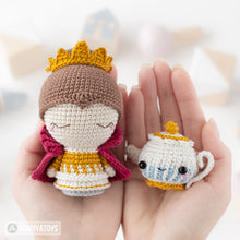 Laden Sie das Bild in den Galerie-Viewer, Royal Family from “Mini Kingdom” collection / crochet patterns by AradiyaToys (Amigurumi tutorial PDF file), prince, queen, crochet king
