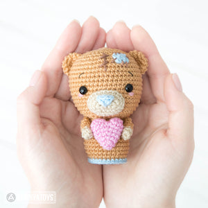 Valentine Minis set from “AradiyaToys Minis” collection / cute crochet pattern by AradiyaToys (Amigurumi tutorial PDF file)