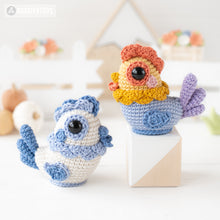Indlæs billede til gallerivisning Friendy Lesia the Ukrainian doll with Unbreakable Rooster from &quot;AradiyaToys Friendies&quot; collection / crochet doll pattern (Amigurumi tutorial PDF file), Ukraine
