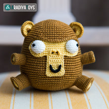 Load image into Gallery viewer, Monkey Elnino / monkey crochet pattern by AradiyaToys (Amigurumi tutorial PDF file)

