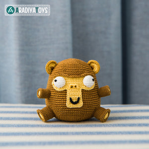 Monkey Elnino / monkey crochet pattern by AradiyaToys (Amigurumi tutorial PDF file)