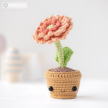Load image into Gallery viewer, Flower Garden from “Mini Kingdom” collection / crochet patterns by AradiyaToys (Amigurumi tutorial PDF file) / crochet flower / amigurumi
