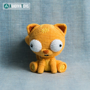 Crochet Pattern of Cat Martin from "AradiyaToys Design" (Amigurumi tutorial PDF file) / cute cat crochet pattern by AradiyaToys