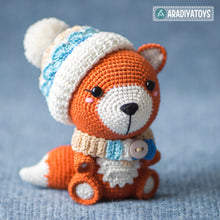 Charger l&#39;image dans la galerie, Fox Alice from “AradiyaToys Design” collection / fox crochet pattern by AradiyaToys (Amigurumi tutorial PDF file)
