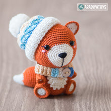 Załaduj obraz do przeglądarki galerii, Fox Alice from “AradiyaToys Design” collection / fox crochet pattern by AradiyaToys (Amigurumi tutorial PDF file)
